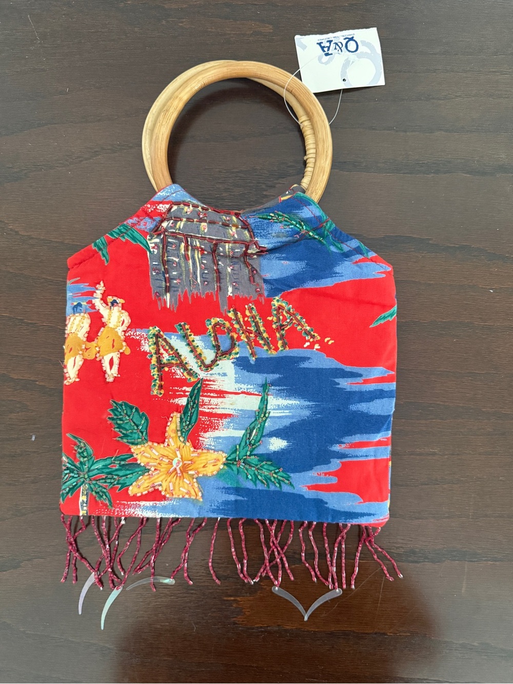 Fun Tropical Fringe Handbag